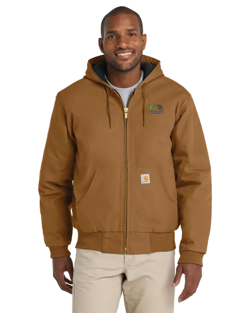 Carhartt® Quilted-Flannel-Lined Duck Active Jac - Image 3