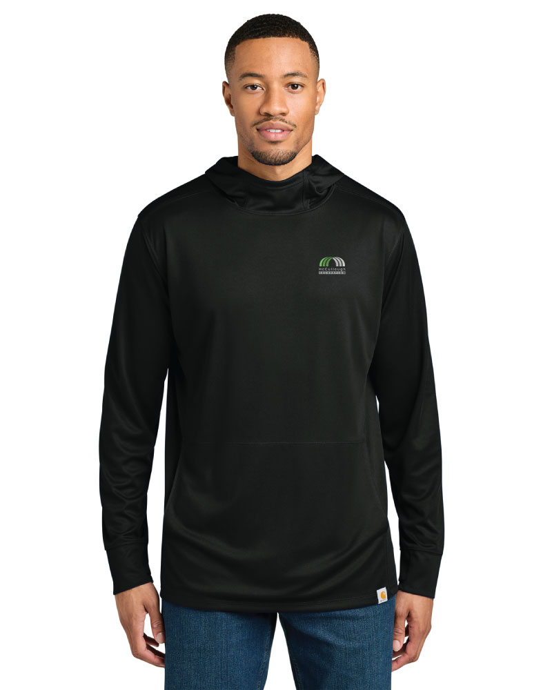 Carhartt Force® Sun Defender™ Long Sleeve Hooded T-Shirt - Image 4