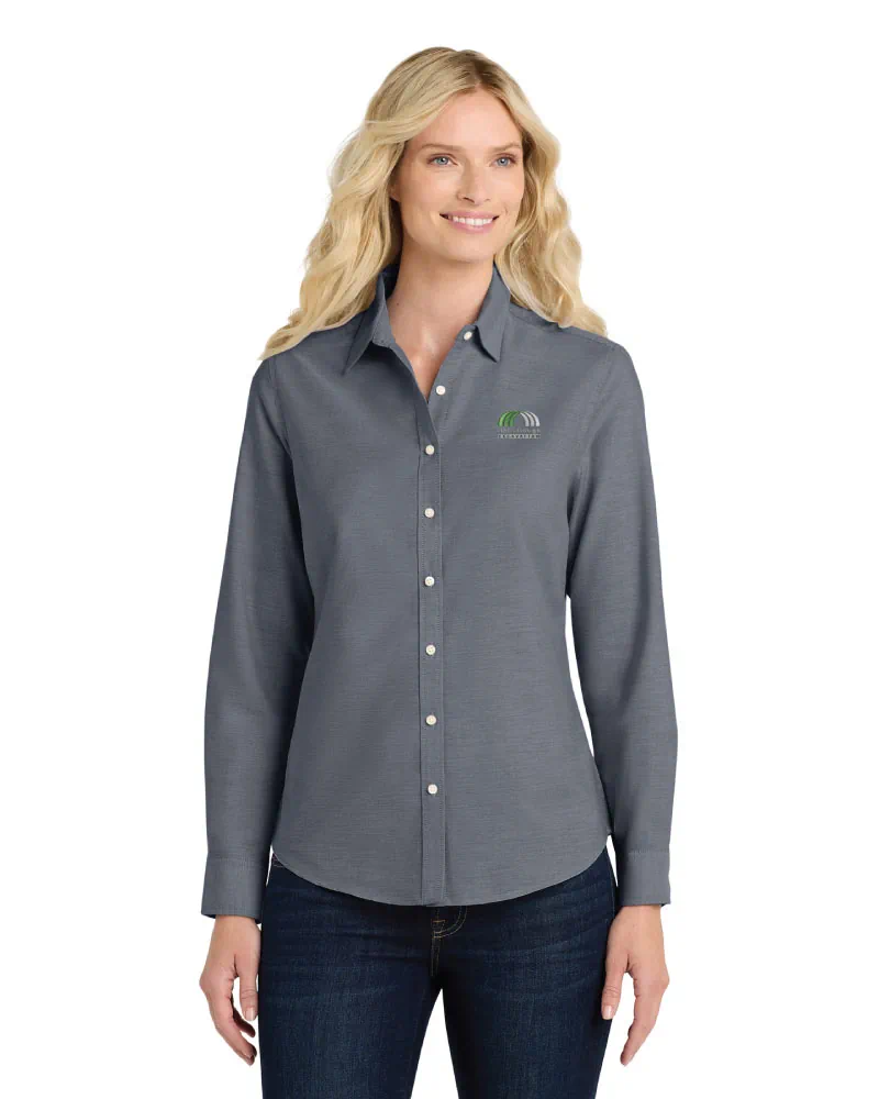 Port Authority® Women's SuperPro™ Oxford Shirt - Image 6