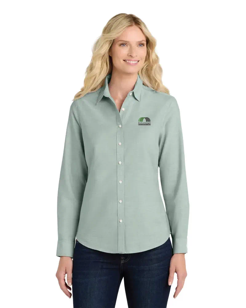 Port Authority® Women's SuperPro™ Oxford Shirt - Image 5