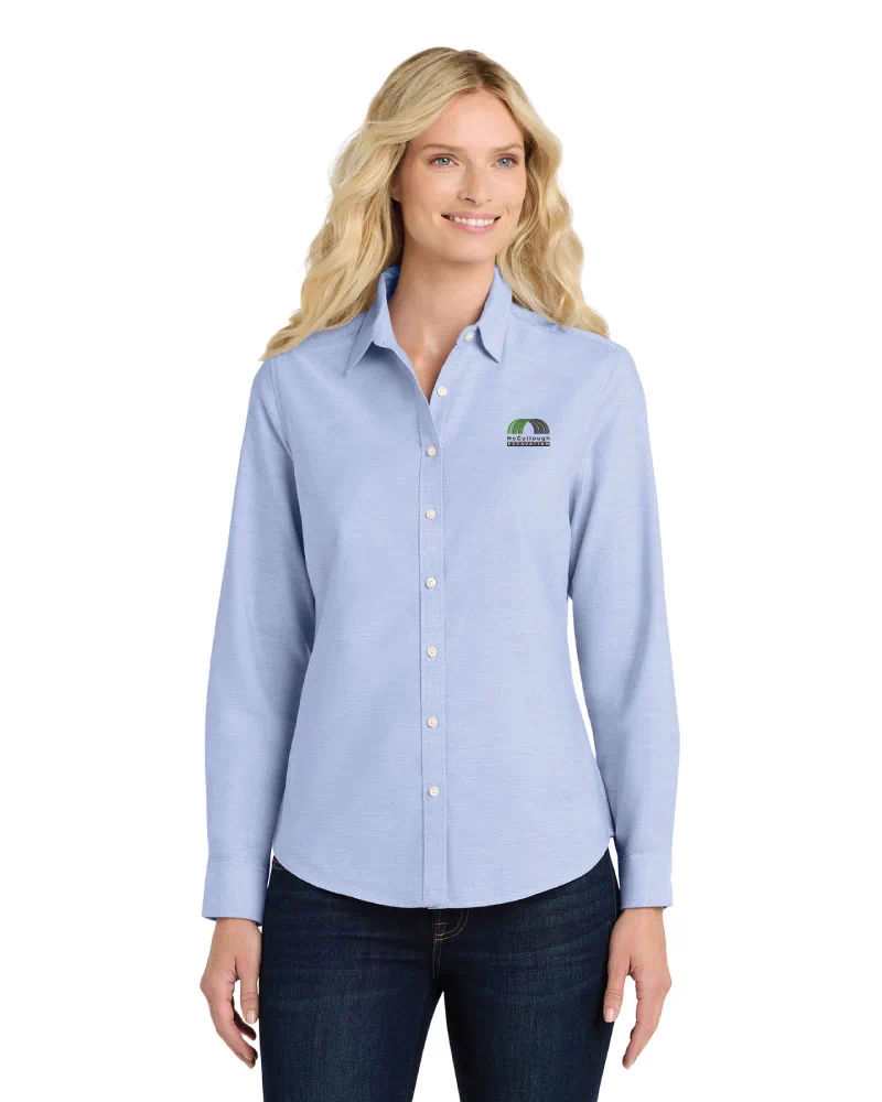 Port Authority® Women's SuperPro™ Oxford Shirt - Image 3