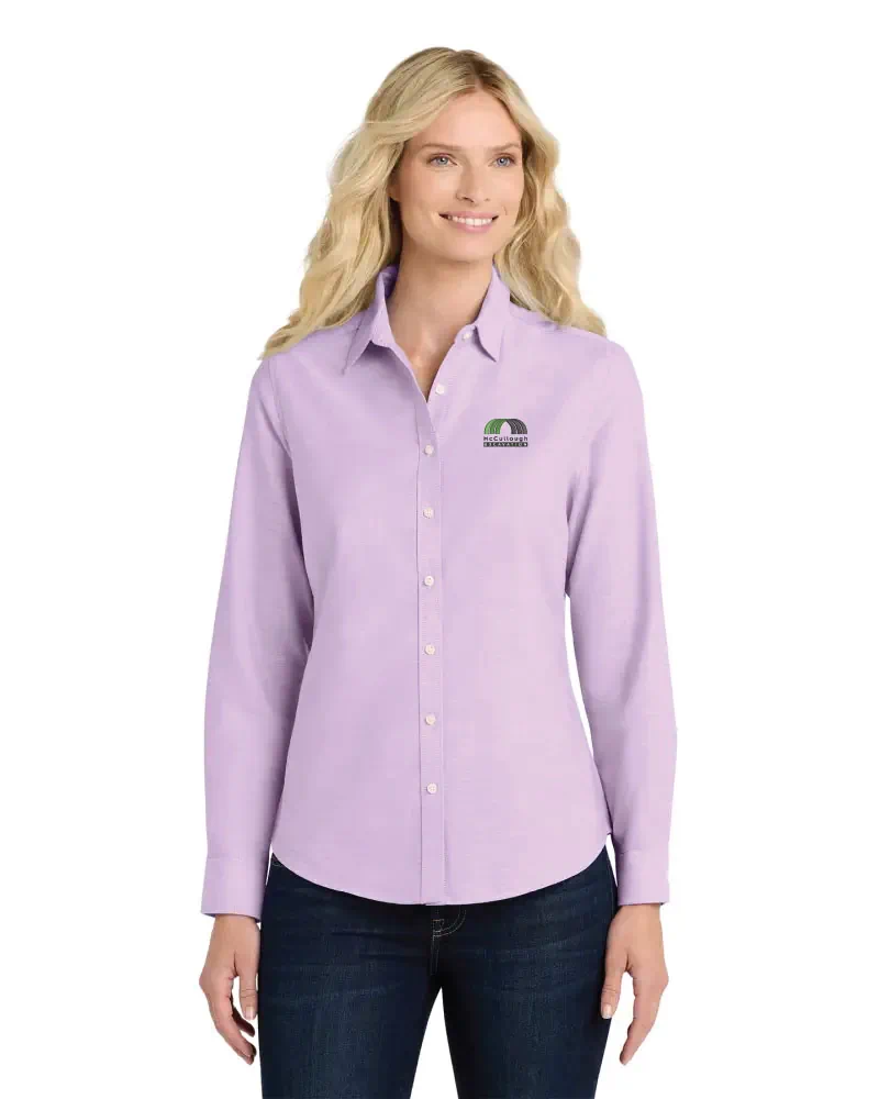 Port Authority® Women's SuperPro™ Oxford Shirt - Image 2