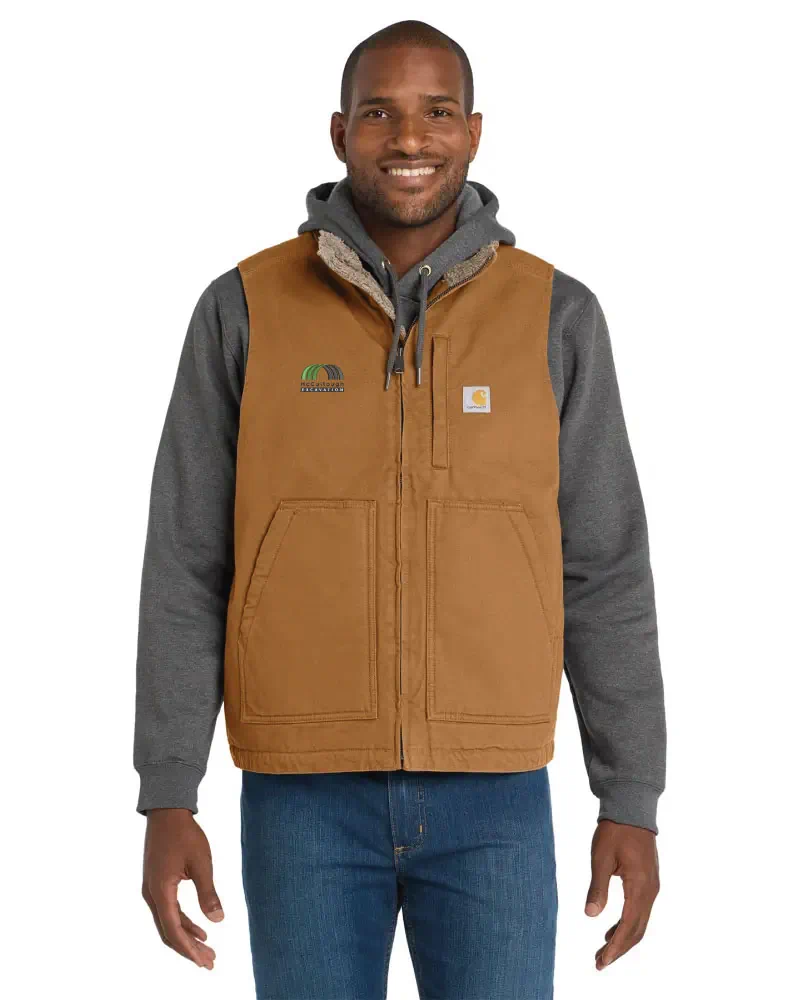 Carhartt® Sherpa-Lined Mock Neck Vest - Image 2