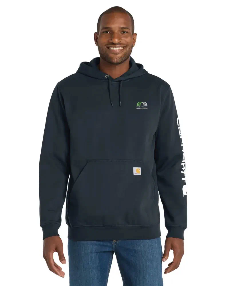Carhartt® Midweight Hooded Logo Sweatshirt - Image 5