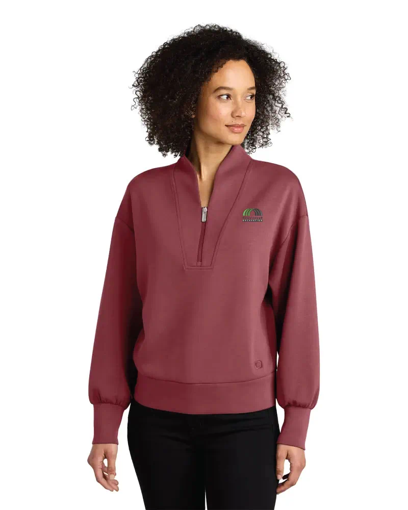 OGIO® Women’s Transcend 1/4-Zip - Image 2