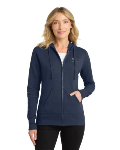 Port & Coâ„¢ Women's Core Fleece Full-Zip Hooded Sweatshirt