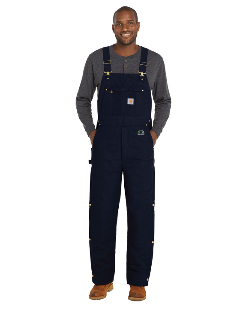 Carhartt® Short Firm Duck Insulated Bib Overalls